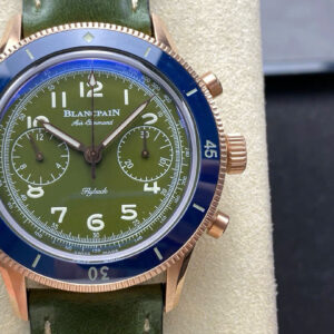 Đồng Hồ Blancpain Air Command AC02 Replica 11 Nam Dây Da Màu Xanh