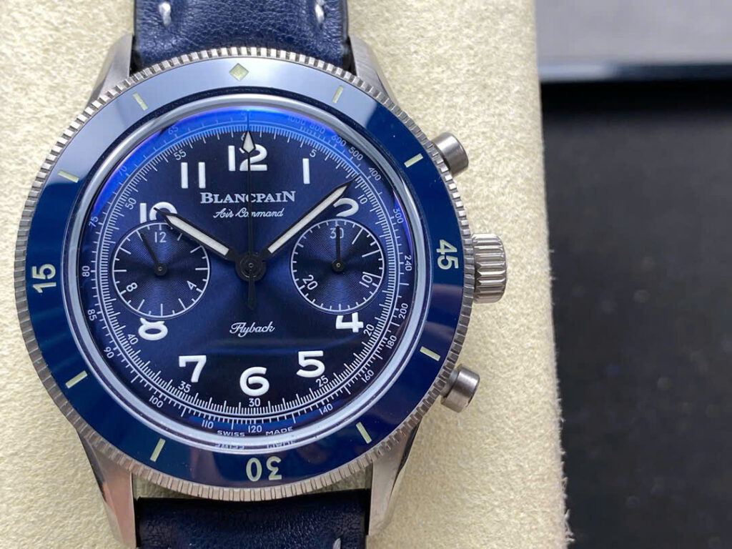 Đồng Hồ Blancpain Air Command AC02 Replica Cao Cấp Màu Xanh Dương 42 (9)