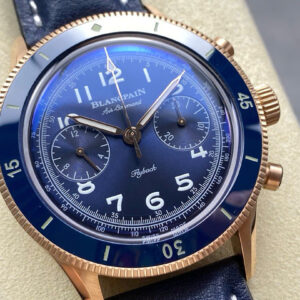 Đồng Hồ Blancpain Air Command AC02 Viền Gốm Xanh Dương (9)