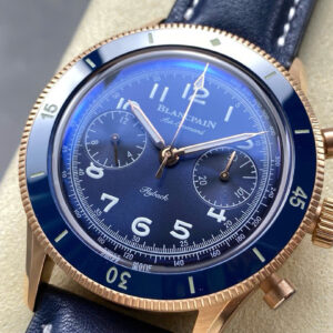 Đồng Hồ Blancpain Air Command AC02 Viền Gốm Xanh Dương (9)