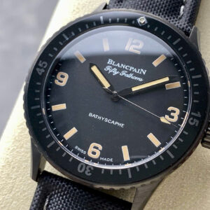 Đồng Hồ Blancpain Bathyscaphe HODINKEE 5100 1130 Vỏ Gốm Xám 38mm (9)