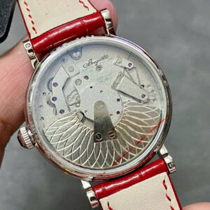 Đồng Hồ Breguet Tradition 7038BB Đính Đá Dây Da Màu Đỏ Replica ZF 37mm (3)