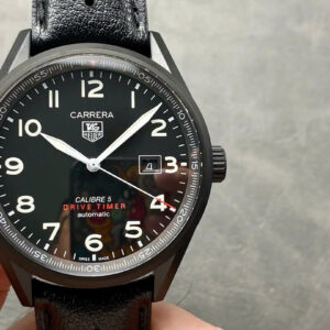 Đồng Hồ Carrera Calibre 5 Drive Timer Titanium Màu Đen (1)