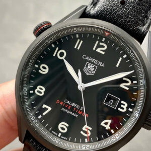 Đồng Hồ Carrera Calibre 5 Drive Timer Titanium Màu Đen (1)