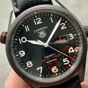 Đồng Hồ Carrera Calibre 5 Drive Timer Titanium Màu Đen (1)