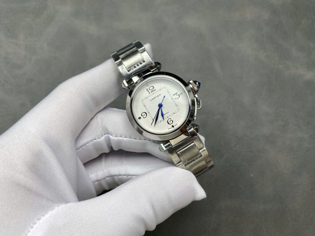 Đồng Hồ Cartier Pasha De Cartier WSPA0013 Automatic Replica Cao Cấp 35mm (8)