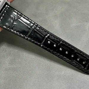 Đồng Hồ Franck Muller Master Square 6002 Đính Đá Dây Da Màu Đen 33x33mm (2)