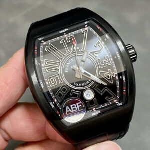 Đồng Hồ Franck Muller V45 Gốm Đen Replica Cao Cấp Nhà Máy ABF 45mm (6)