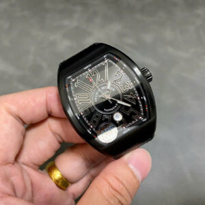 Đồng Hồ Franck Muller V45 Gốm Đen Replica Cao Cấp Nhà Máy ABF 45mm (6)