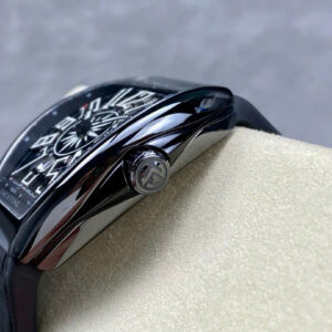 Đồng Hồ Franck Muller Vanguard V45 Gốm Đen Replica Cao Cao Cấp Xưởng T+ 45mm (1)