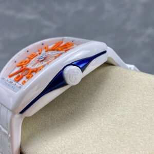 Đồng Hồ Franck Muller Vanguard V45 Gốm Trắng Chế Tác Nhà Máy ABF 45mm (1)