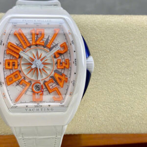 Đồng Hồ Franck Muller Vanguard V45 Gốm Trắng Chế Tác Nhà Máy ABF 45mm (1)