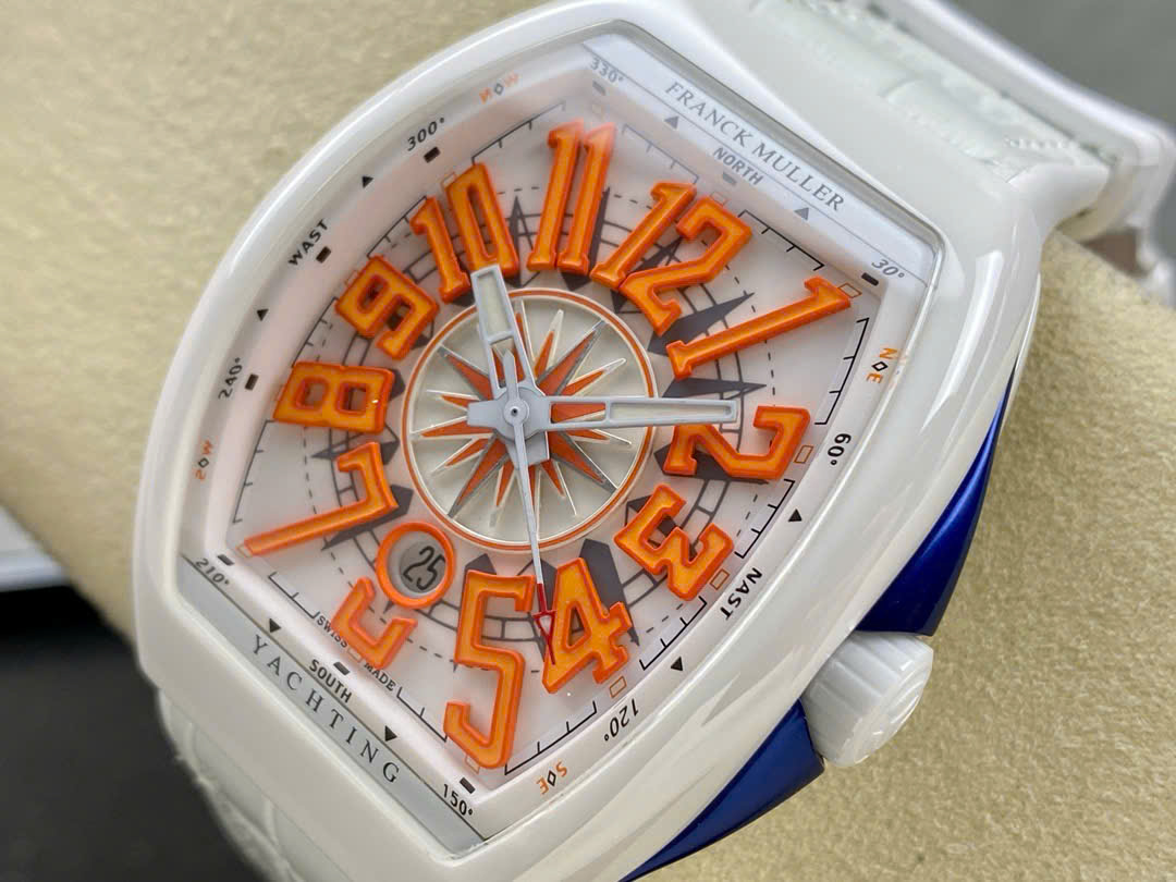 Đồng Hồ Franck Muller Vanguard V45 Gốm Trắng Chế Tác Nhà Máy ABF 45mm (5) Đồng Hồ Franck Muller Vanguard V45 Gốm Trắng Chế Tác Nhà Máy ABF 45mm (1)