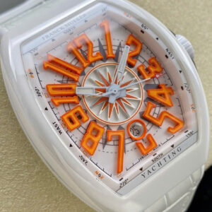 Đồng Hồ Franck Muller Vanguard V45 Gốm Trắng Chế Tác Nhà Máy ABF 45mm (1)