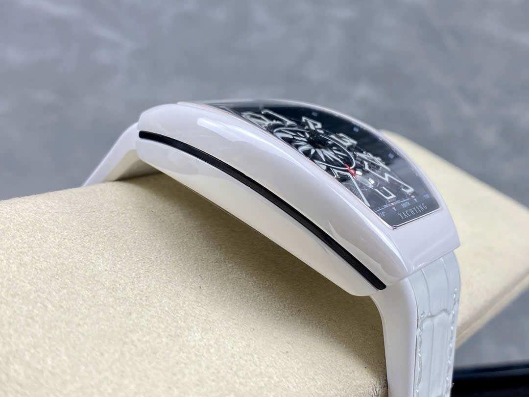 Đồng Hồ Franck Muller Vanguard V45 Gốm Trắng Mặt Số Đen Chế Tác ABF 45mm (2) Đồng Hồ Franck Muller Vanguard V45 Gốm Trắng Mặt Số Đen Chế Tác ABF 45mm (1)