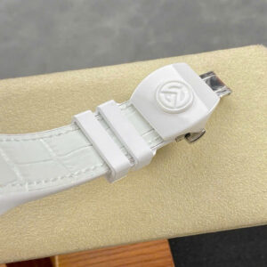 Đồng Hồ Franck Muller Vanguard V45 Gốm Trắng Mặt Số Đen Chế Tác ABF 45mm (1)