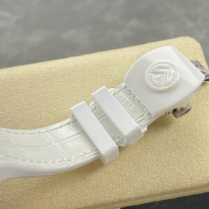 Đồng Hồ Franck Muller Vanguard V45 Gốm Trắng Replica Nhà Máy ABF 45mm (9)