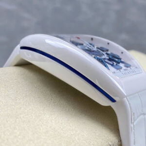 Đồng Hồ Franck Muller Vanguard V45 Gốm Trắng Replica Nhà Máy ABF 45mm (9)