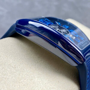 Đồng Hồ Franck Muller Vanguard V45 Gốm Xanh Dương Replica Nhà Máy T+ 45mm (1)