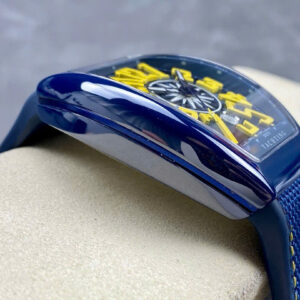 Đồng Hồ Franck Muller Vanguard V45 Gốm Xanh Rep 11 Nhà Máy T+ 45mm (9)