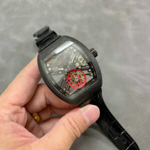 Đồng Hồ Franck Muller Vanguard V45 Tourbillon Carbon Replica Cao Cấp 45mm (10)