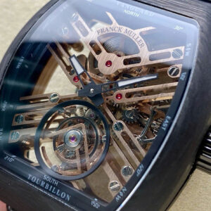 Đồng Hồ Franck Muller Vanguard V45 Tourbillon Chế Carbon Replica 45mm (1)