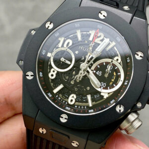 Đồng Hồ Hublot Big Bang Unico Gốm Đen Fake Cao Cấp Nhà Máy HB 45mm (4)