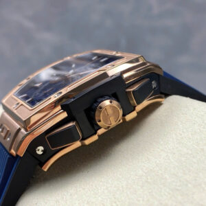 Đồng Hồ Hublot Spirit Of Big Bang King Gold Mặt Xanh Dương Chế Tác Xưởng BBF 42mm (4)