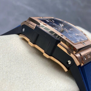 Đồng Hồ Hublot Spirit Of Big Bang King Gold Mặt Xanh Dương Chế Tác Xưởng BBF 42mm (4)