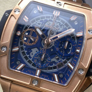 Đồng Hồ Hublot Spirit Of Big Bang King Gold Mặt Xanh Dương Chế Tác Xưởng BBF 42mm (4)