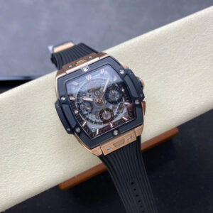 Đồng Hồ Hublot Spirit Of Big Bang King Gold Viền Gốm Đen Chế Tác Xưởng BBF 42mm (1)