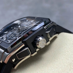 Đồng Hồ Hublot Spirit Of Big Bang TItanium Viền Gốm Đen Rep 11 Nhà Máy BBF 42mm (10)