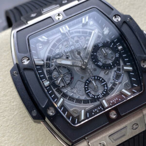 Đồng Hồ Hublot Spirit Of Big Bang TItanium Viền Gốm Đen Rep 11 Nhà Máy BBF 42mm (10)