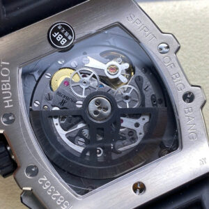 Đồng Hồ Hublot Spirit Of Big Bang TItanium Viền Gốm Xanh Rep 11 Nhà Máy BBF 42mm (9)