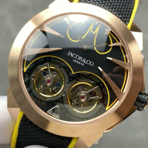 Đồng Hồ Jacob & Co Gotham City Batman Replica Cao Cấp Dây Cao Su 44mm (9)