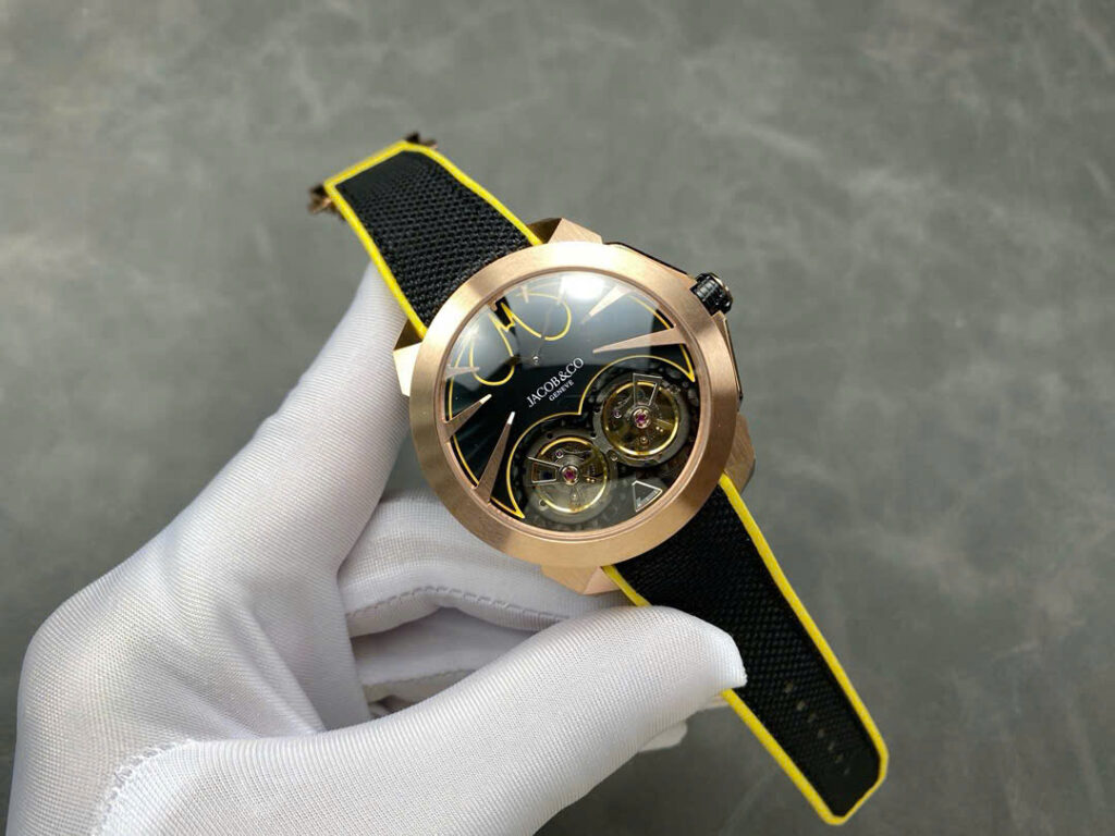 Đồng Hồ Jacob & Co Gotham City Batman Replica Cao Cấp Dây Cao Su 44mm (9)