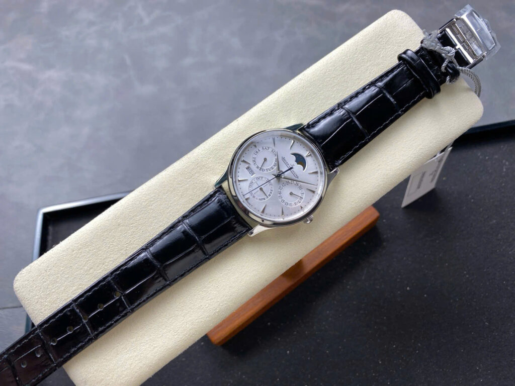 Đồng Hồ Jaeger LeCoultre Master Ultra Slim Perpetual Calendar Mặt Trắng VR Factory 39mm (4)