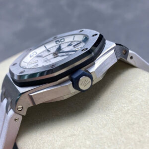 Đồng Hồ Nam Audemars Piguet Royal Oak Offshore 15710ST Màu Trắng Xưởng IP 42mm (4)