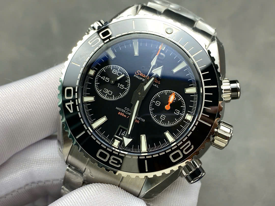 Đồng Hồ Omega Seamaster Planet Ocean Chronograph Automatic Nhà Máy M+ 45mm (6) Đồng Hồ Omega Seamaster Planet Ocean Chronograph Automatic Nhà Máy M+ 45mm (9)