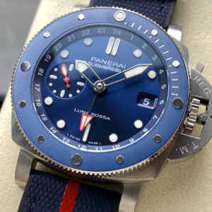 Đồng Hồ Panerai Submersible GMT Luna Rossa Titanio PAM01507 Xưởng VS 42mm (8)