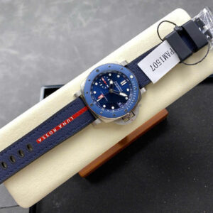 Đồng Hồ Panerai Submersible GMT Luna Rossa Titanio PAM01507 Xưởng VS 42mm (8)