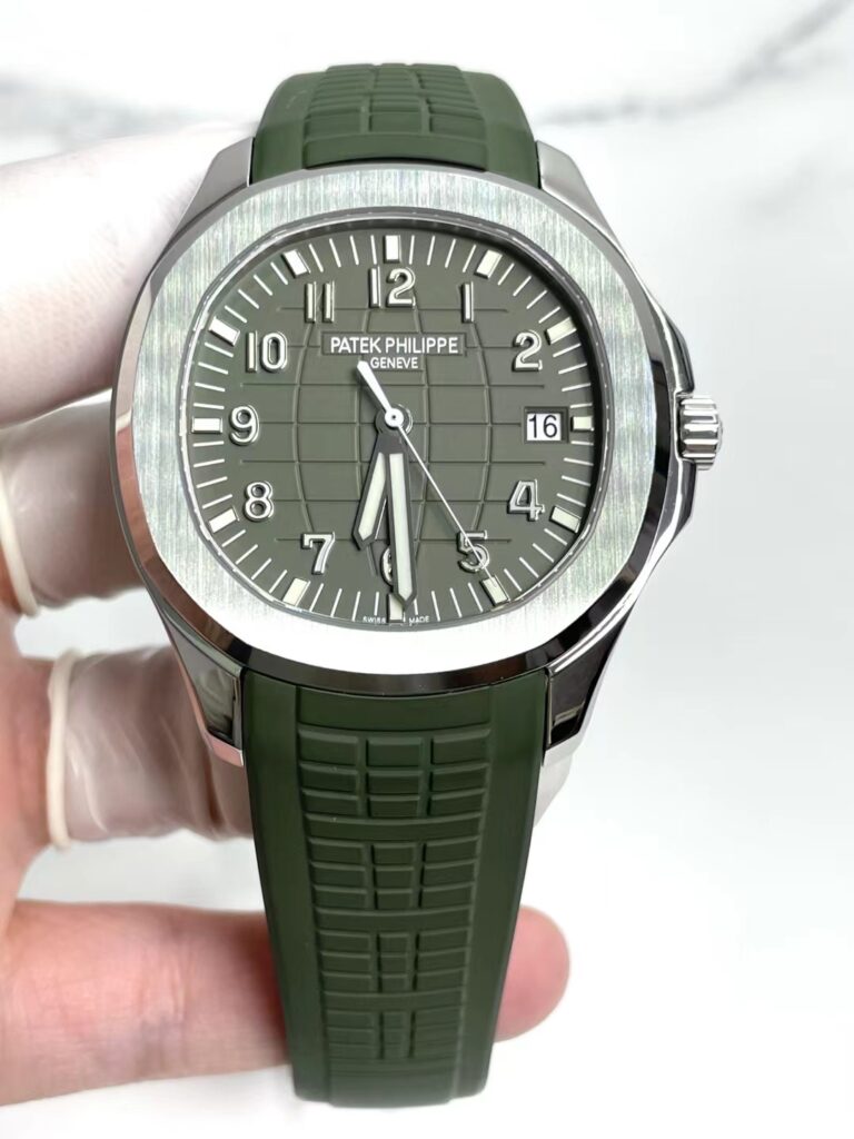 Đồng Hồ Patek Philippe Aquanaut 5168G Tinh Chỉnh Mặt Số, Bộ Máy Màu Xanh Lá 40mm (7)