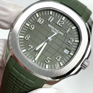 Đồng Hồ Patek Philippe Aquanaut 5168G Tinh Chỉnh Mặt Số, Bộ Máy Màu Xanh Lá 40mm (7)