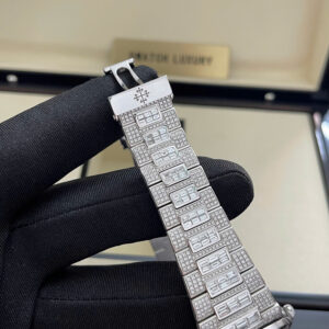 Đồng Hồ Patek Philippe Nautilus 5719-10G Chế Tác Vàng Trắng 18K Kim Cương 40mm (1)