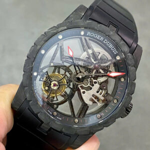 Đồng Hồ Roger Dubuis Excalibur Monotourbillon DBEX0577 Chế Tác Carbon 45mm (9)