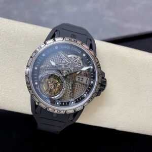 Đồng Hồ Roger Dubuis Excalibur Spider Black Dlc Titanium RDDBEX0815 Chế Tác 45mm (1)