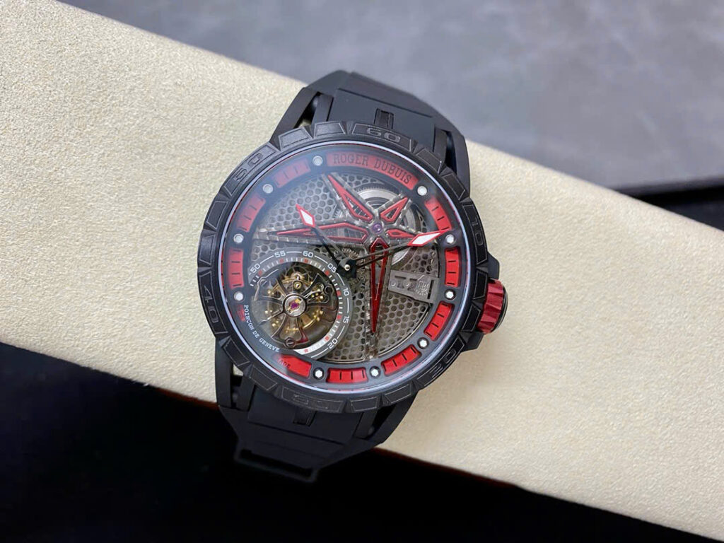 Đồng Hồ Roger Dubuis Excalibur Spider Pirelli Black Dlc Titanium RDDBEX0644 Chế Tác BBR 45mm (7)