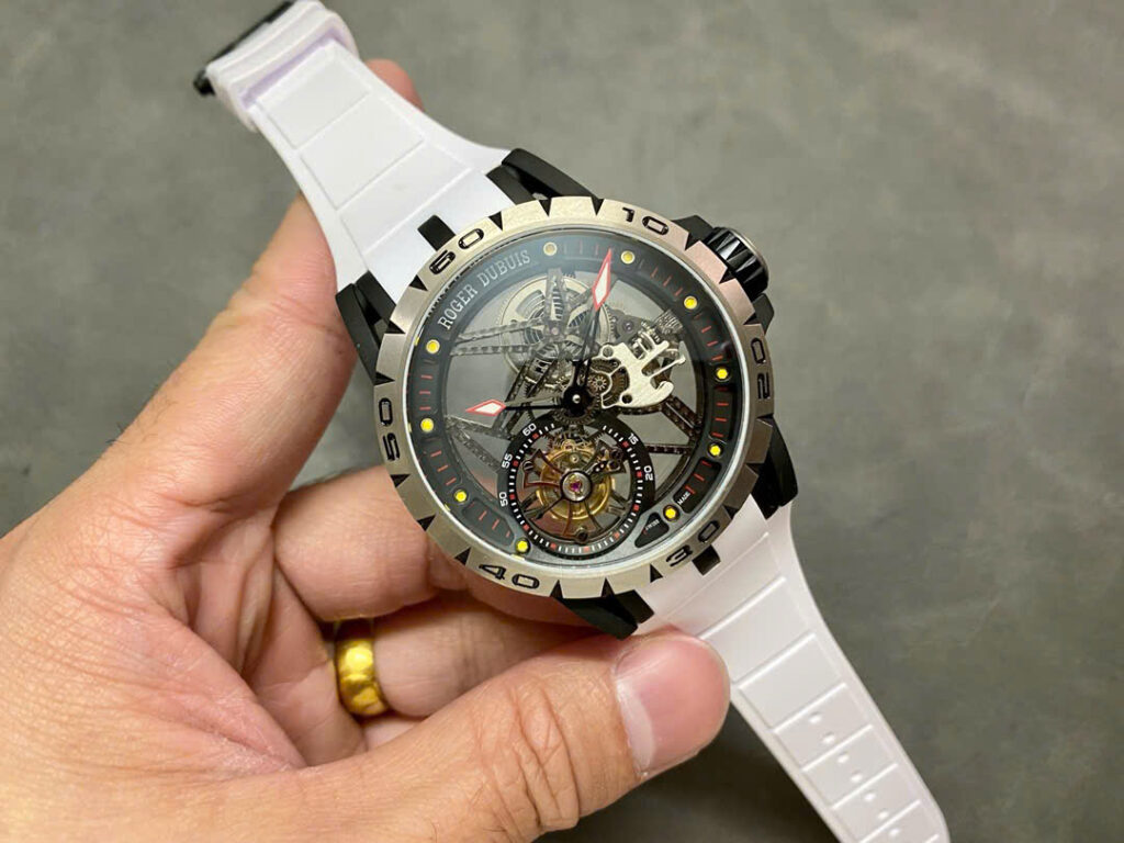 Đồng Hồ Roger Dubuis Excalibur Spider Skeleton Flying Tourbillon Nhà Máy BBR (1)