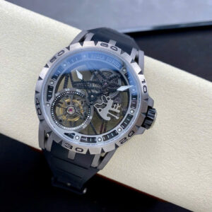 Đồng Hồ Roger Dubuis Excalibur Spider Titanium Màu Đen Chế Tác Tourbillon 45mm (9)