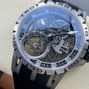 Đồng Hồ Roger Dubuis Excalibur Spider Titanium Màu Đen Chế Tác Tourbillon 45mm (9)